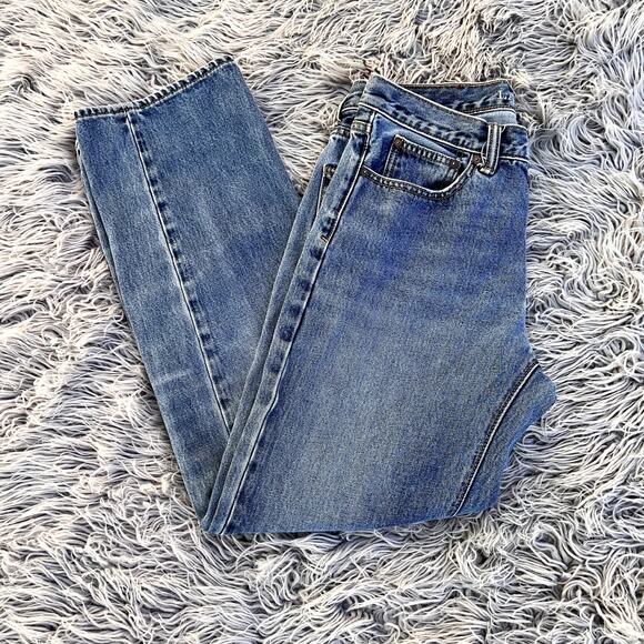 Lands' End Denim Jeans Regular Fit Coupe Simple Womens 30 100% Cotton Petite - Picture 2 of 9